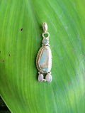 "A Little unusual" Australian bolder opal sterling silver pendant